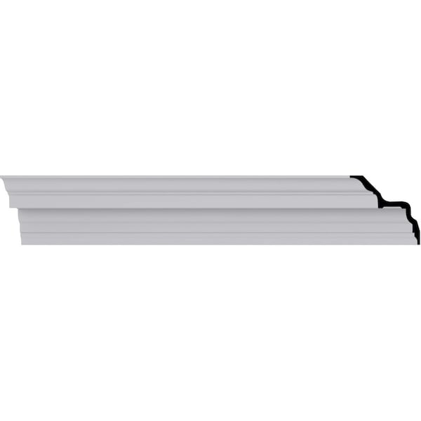 Ekena Millwork 5"H x 5"P x 7"F x 94 1/2"L Felix Traditional Smooth Crown Moulding MLD05X05X07FE - main
